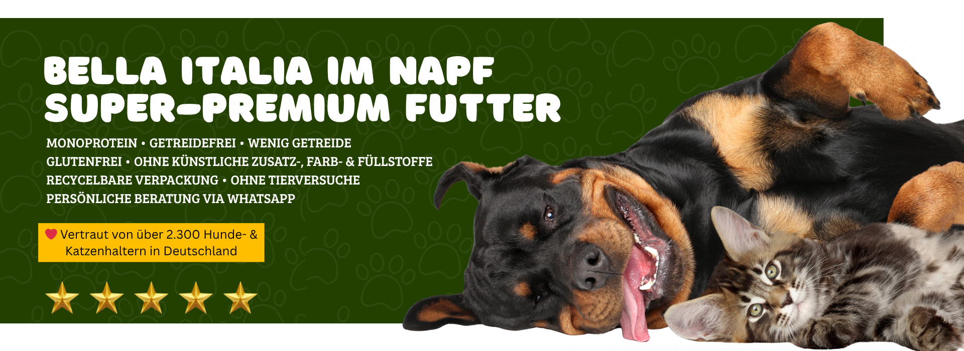 Hundefutter & Katzenfutter