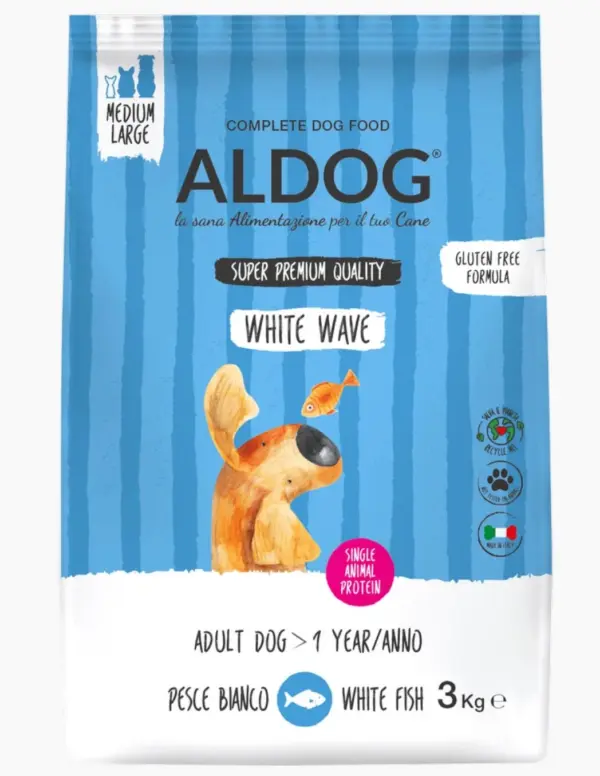 Al-Dog White Wave – Super Premium Qualität – Hypoallergen - Glutenfrei & Monoprotein - Image 2