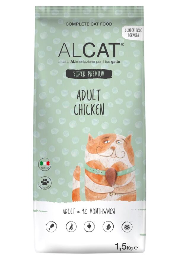 Al-Cat Adult Chicken – Getreidefrei - Super Premium Qualität – Mit Huhn & Vitalstoffen