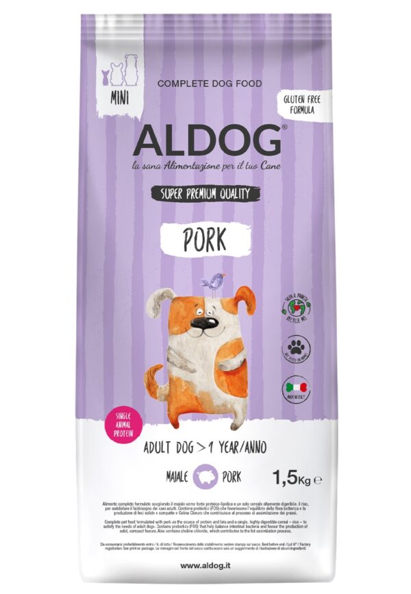 Al-Dog Pork – Super Premium Qualität – Hypoallergen - Glutenfrei & Monoprotein