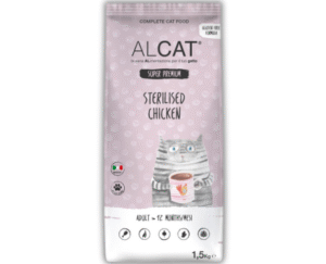 ALCAT Sterilised Chicken – Glutenfreies Premiumfutter für kastrierte Katzen