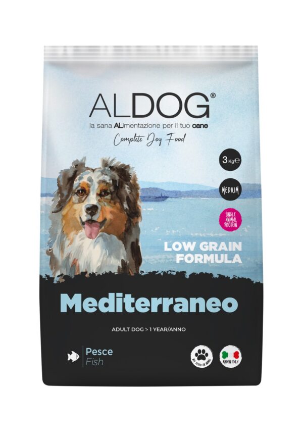 Al-Dog Mediterraneo – Super Premium Qualität – wenig Getreide & Monoprotein