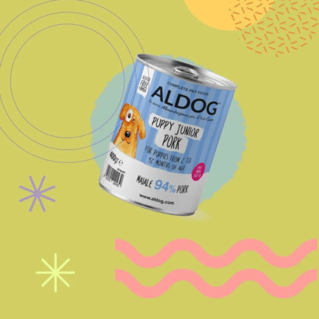 ALDOG Puppy Junior Pork – Monoprotein Nassfutter (400g)