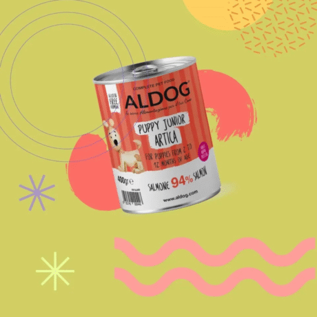 ALDOG Puppy Junior Artica – Monoprotein Nassfutter (400 g)